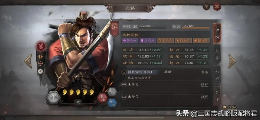 三国志战略版阵容搭配甘宁_三国志战略版群势力下的甘宁,独特阵容搭配与实战解析