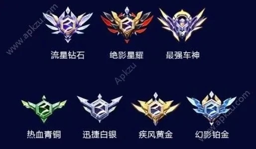 qq飞车手游段位分布图_QQ飞车手游段位全解析，分布背后的竞技世界