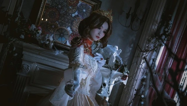 第五人格血宴cosplay图片_血宴之下,第五人格红夫人血宴的魅力与故事