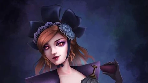 第五人格红夫人绘画图片_绘出第五人格红夫人，美貌与恐怖交织的艺术