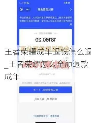 王者荣耀成年怎么退钱全款_王者荣耀成年玩家退全款攻略,权益维护与操作指南
