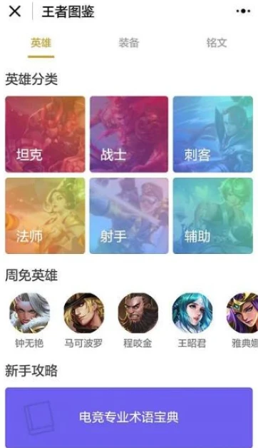 王者荣耀攻略小程序叫什么_王者荣耀攻略小程序,助你成为王者之路的得力助手
