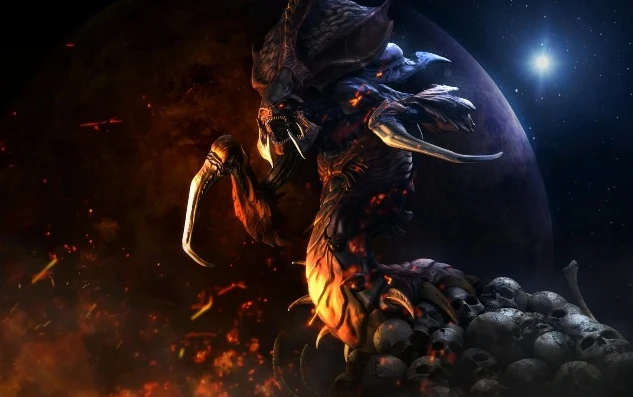 星际争霸神族虫族人族的背景_虫神争霸，星际争霸1虫族对战神族巅峰对决的传奇之战