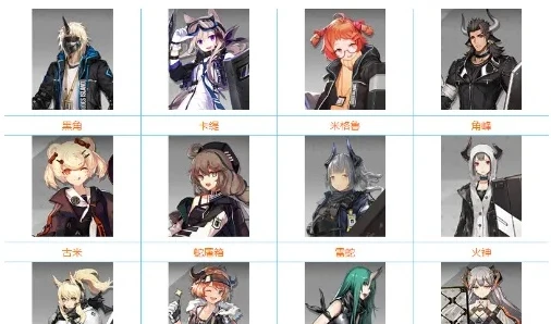 明日方舟人物图鉴大全_走进明日方舟，人物图鉴全解析