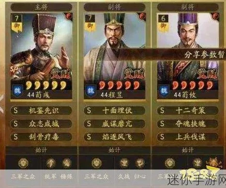 三国志战略版程昱搭配 最强阵容攻略_三国志战略版程昱T0阵容最强组合，智略无双的决胜之道