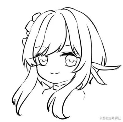 原神人物简单画法_原神全角色简笔画教程，绘出提瓦特大陆的多彩人物