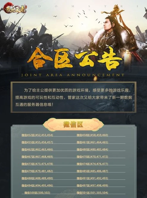 乱世王者合区表在哪可以了解_乱世王者合区，全方位解析合区后的变化与合区表获取途径