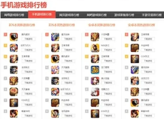 手机游戏排行榜2020排行榜_2024手机游戏排行榜前十名，畅享指尖上的极致游戏体验
