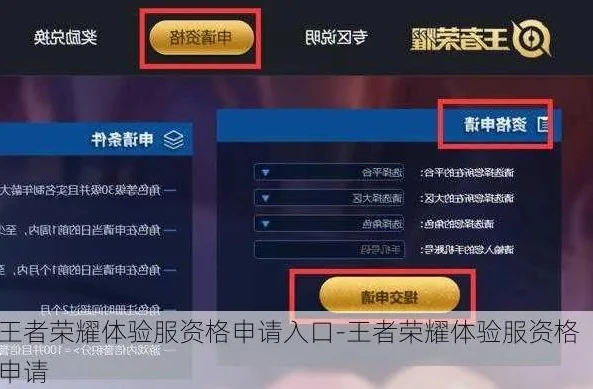 王者荣耀体验服报名入口_王者荣耀体验服资格申请全攻略，探索报名入口背后的世界