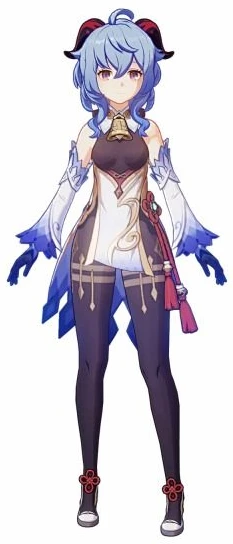 原神角色立绘背景图_冰原凝香，甘雨立绘背后的故事与魅力