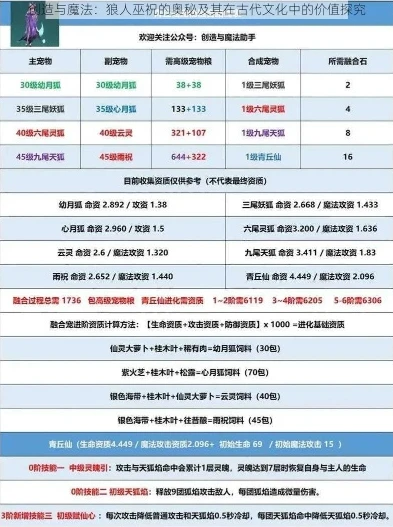 创造与魔法狼人巫祝六阶资质图_创造与魔法狼人巫祝6阶资质全解析，进阶之路与实战价值