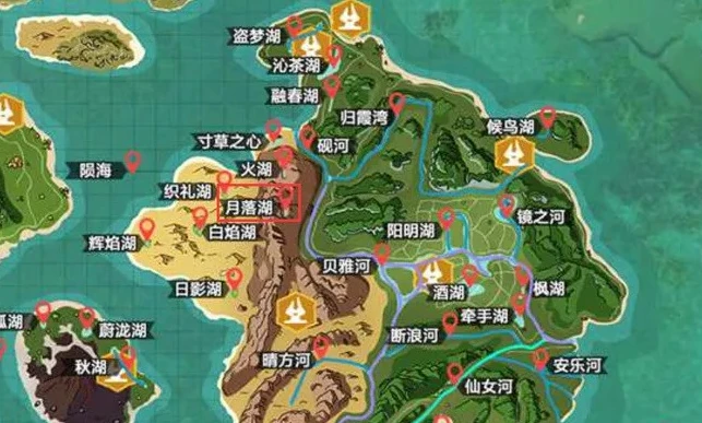创造与魔法月落湖在哪_探寻创造与魔法中的月光湖，神秘之境的方位与奇妙之处