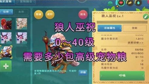 创造与魔法狼人巫祝可六阶资质_创造与魔法,狼人巫祝6阶进阶资质全解析