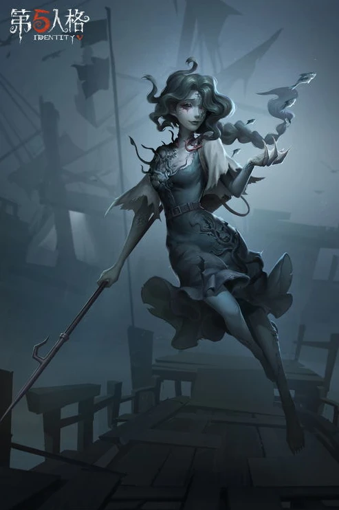第五人格渔女精美图片_第五人格渔女，深海幽影下的独特魅力——从个性头像看渔女角色