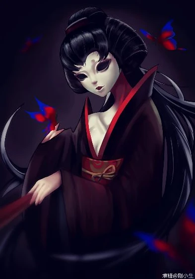 第五人格图片红蝶图片_第五人格中的红蝶，惊艳与恐怖交织的存在
