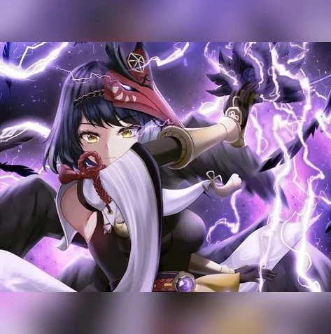 原神角色大全图片 整体_原神,雷神角色全解析——从形象设计到战斗魅力