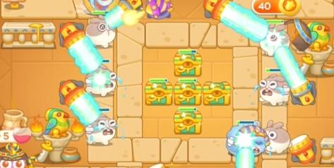 《保卫萝卜4》法老归来第66关通关攻略